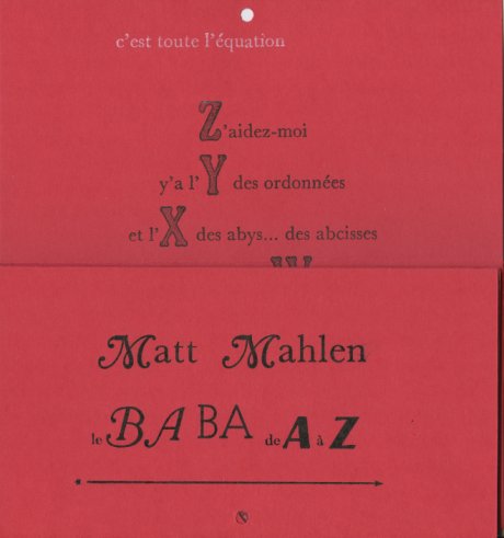 Abécédaire à l'envers<small class="fine d-inline"> </small>!