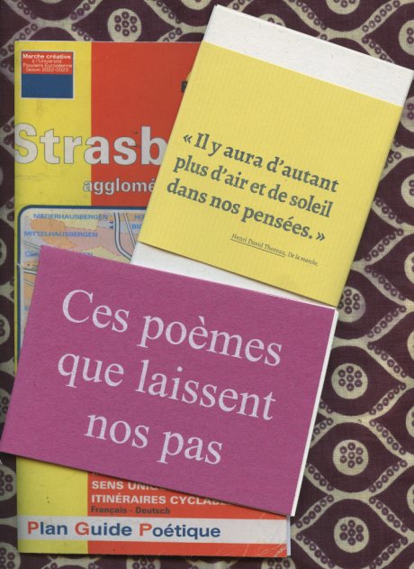 La poésie en marchant