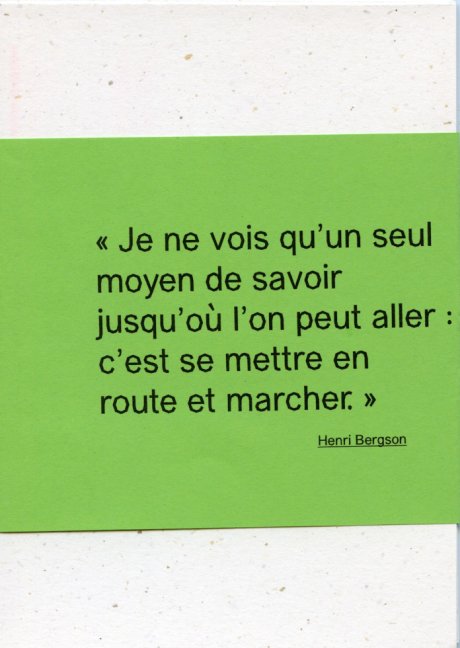 Marcher et écrire