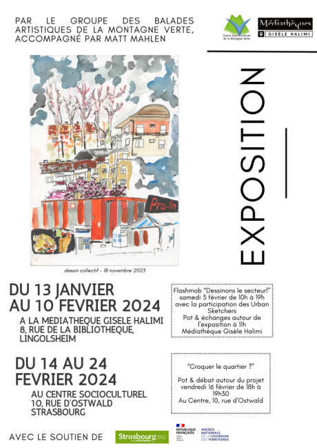 Deux expositions du groupe des balades dessinées